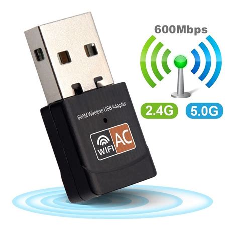 Adaptador Receptor Wireless Usb Wi Fi 5ghz Dual Band Mercado Livre