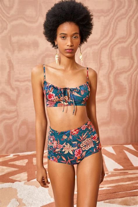 Score Exclusive Discounts On ULLA JOHNSON Deia Bikini Top Delphinium