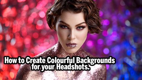 How To Create Colourful Backgrounds For Your Headshots Youtube