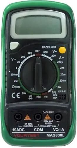 Mastech Mas Digital Multimeter User Guide