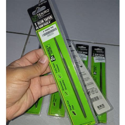 Jual Tekiro Kikir Segitiga Slim Taper Slim Files Inch Kikir Gergaji