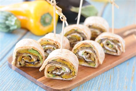 Rotolini Di Piadina Con Verdure Grigliate Danicucina