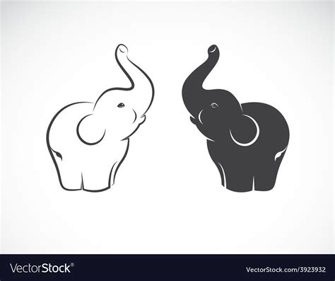 Image of an elephant design Royalty Free Vector Image