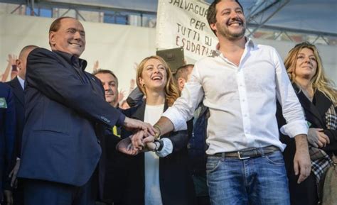 Salvini Meloni Berlusconi Dago Fotogallery