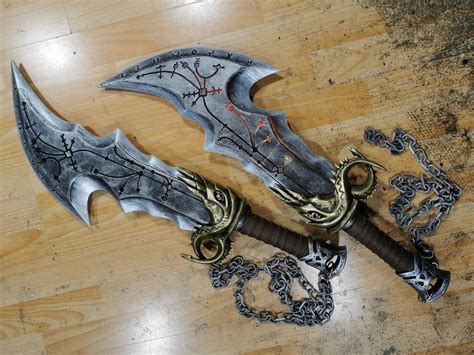 Blades Of Chaos Replica Cosplay Prop Etsy Israel