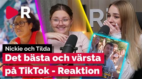 Reaktion Det B Sta Och V Rsta P Tiktok Youtube