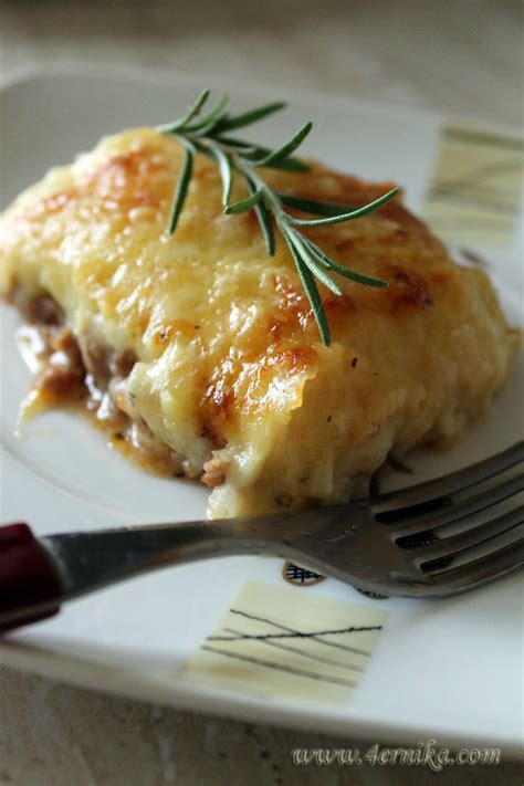 4ernika » Запеканка из мяса и пюре