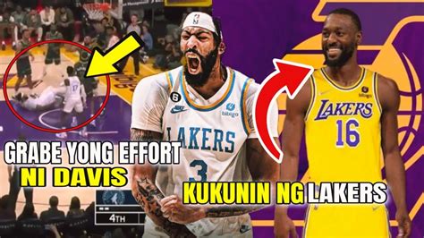 Nasa 9 SEED Sana Ang LAKERS Kung Nanalo Sila At ANTHONY DAVIS Solid