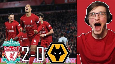 VIRGIL SALAH WOBBLE WOLVES Liverpool 2 0 Wolves Liverpool Fan