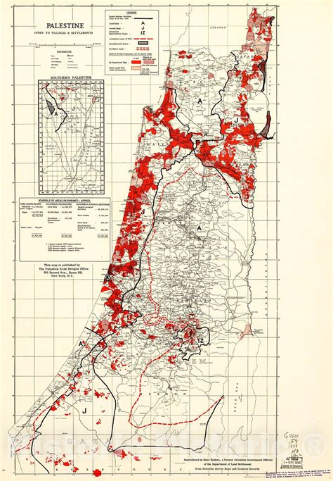 Historic Map Palestine Palestina Mappe Mappa