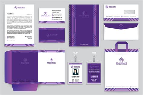 brand identity design 27127684 Vector Art at Vecteezy