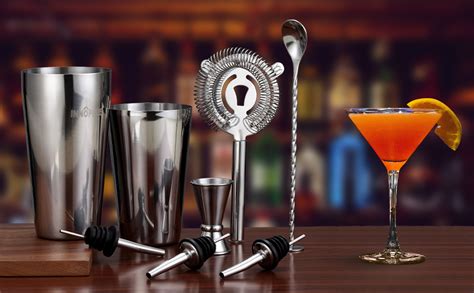 Amazon De Cocktail Shaker Cocktail Set Geschenk Premium Boston