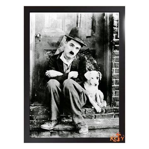 Quadro Charlie Chaplin E O Cachorro A3 Elo7 Produtos Especiais