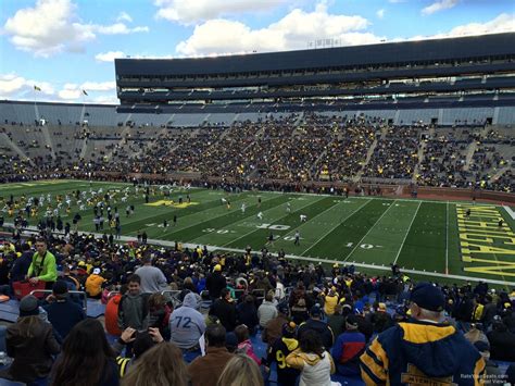 Michigan Stadium Seating Map Rows – Two Birds Home