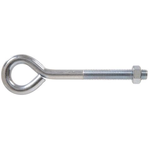 Hillman 5 8 In X 8 In Zinc Plated Coarse Thread Eye Bolt 3 Count At