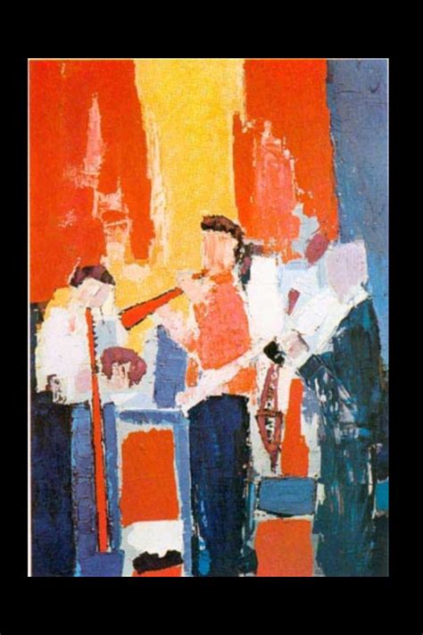 Nicolas De Staël Les Musiciens souvenir de Sidney Bechet 1953