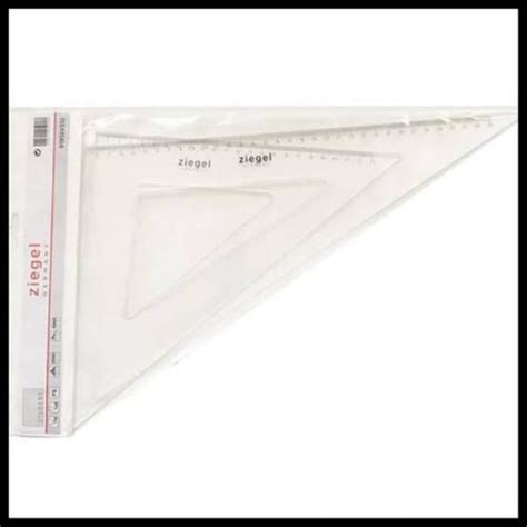 Jual Ziegel Triangle Ruler Set Penggaris Segitiga Tebal Akurat