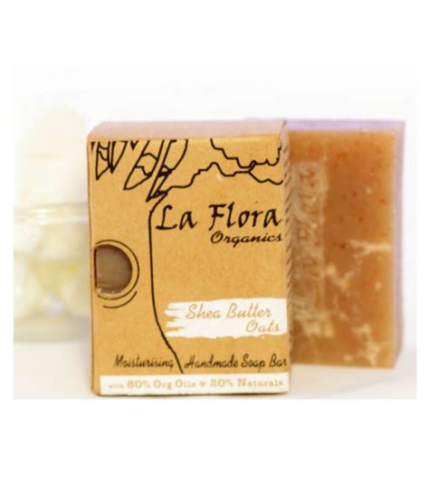 La Flora Organics Shea butter & Oats Scrub handmade soap bar Soap 100 ...