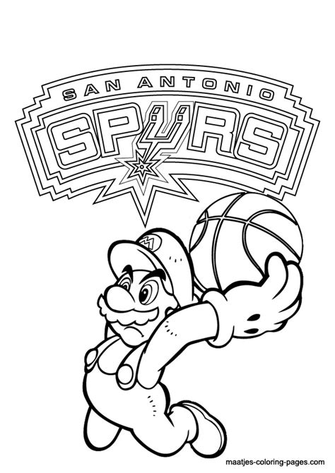 Spurs Coloring Pages at GetColorings.com | Free printable colorings pages to print and color