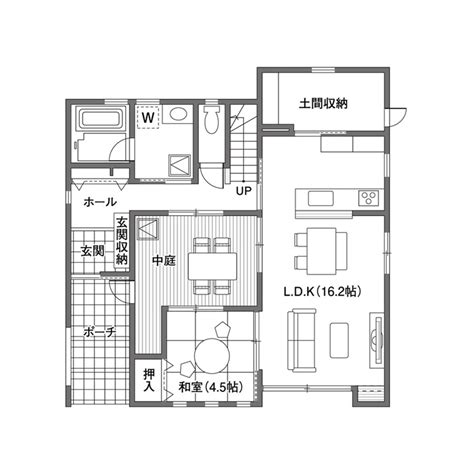 【suumo】 【2000～2499万円／中庭／間取図有】光と風を採り込み開放的に暮らす、中庭のある住まい クレバリーホーム の建築実例