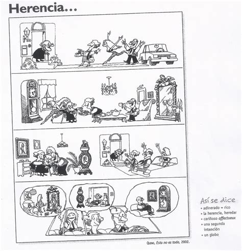 Herencia historieta del famoso Quino Humour Espagnol Échangisme