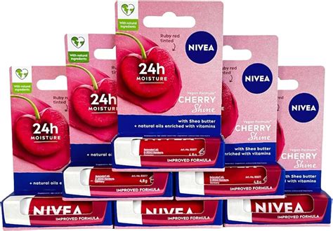 Nivea Lip Balm Blackberry Flavored Tinted Lip Balm Stick