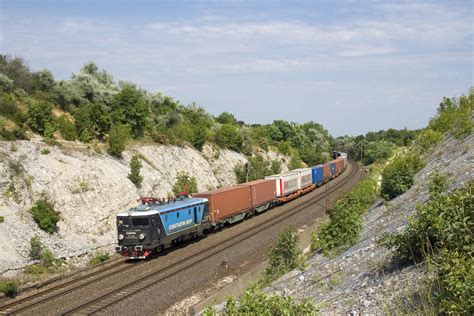 Am Juli Ist Mit Einem Containerzug Bei Sz R In