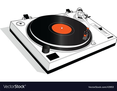 Turntable Royalty Free Vector Image - VectorStock