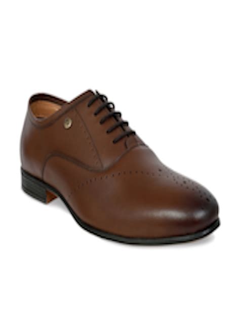 Buy Allen Cooper Men Brown Solid Formal Shoes Formal Shoes For Men 17947732 Myntra