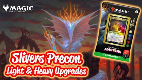 Commander Masters Sliver Swarm Precon Light And Heavy Upgrades YouTube