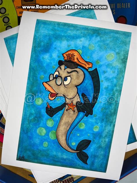 This Fine Art Print Is A Whimsical Mash Up Take Of Two Of Don Knott S