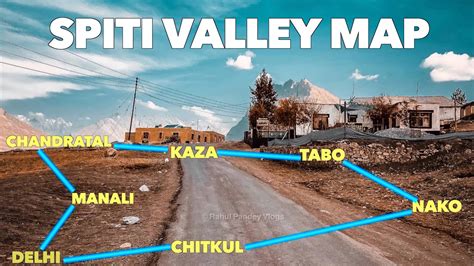 Spiti Valley Route Map Spiti Valley Bike Trip Spiti Valley Map