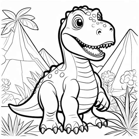 Printable Dinosaur Coloring Pages