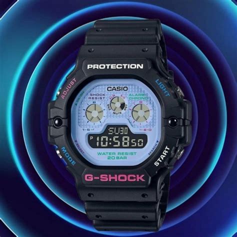 Official Warranty Casio G Shock Dw Dn Tapak Kucing Neon Kucing