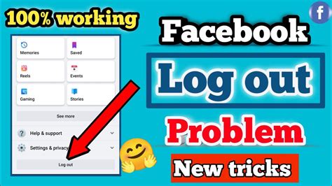 Facebook Account Log Out Nahi Ho Raha Hai Facebook Logout Problem