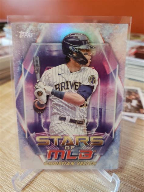 Topps Series Baseball Smlb Christian Yelich Stars Of Mlb Ebay