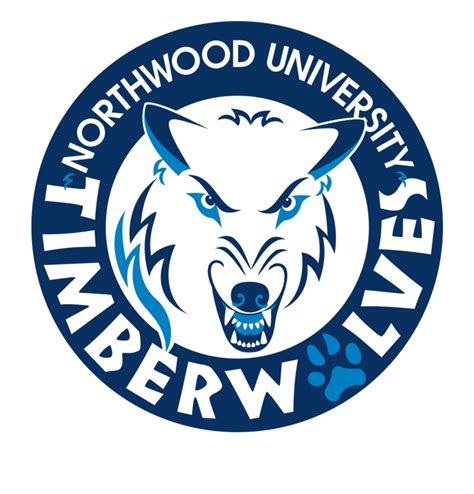 Northwood Timberwolves Northwood University Athletics Logo - Clip Art ...