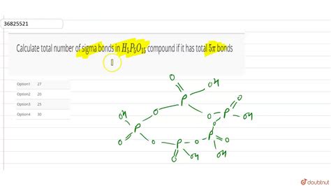 How To Determine Sigma Bonds