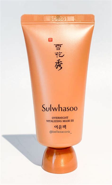 Review Sulwhasoo Overnight Vitalizing Mask Ex Belleza Con K