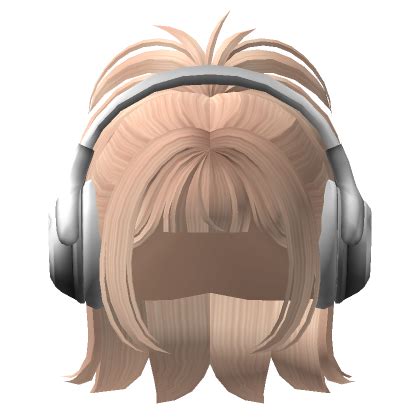 Y2K Popstar Ponytail With Headphones Blonde Roblox Item Rolimon S