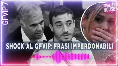 FRASI SCHOCK AL GFVIP Ha voglia di s Cè l ha tutta ba