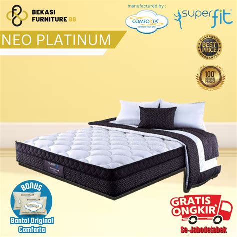 Jual Mattres Only Kasur Springbed Comforta Superfit Neo Platinum