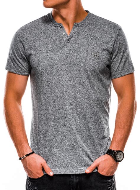 Men S Plain T Shirt S1047 Grey MODONE Wholesale Clothing For Men