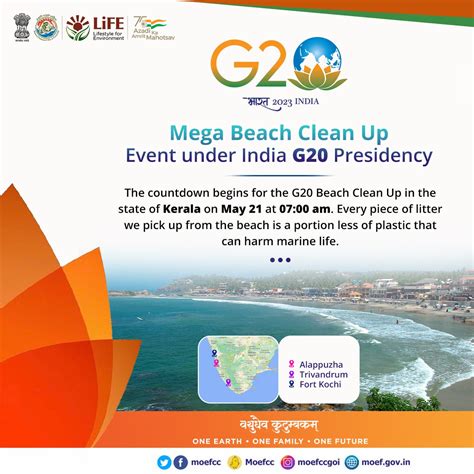 MoEF CC On Twitter JanBhagidari MissionLiFE G20BeachCleanUp