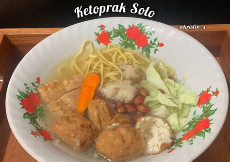 Resep Ketoprak Solo Oleh Kristin Setiawati Cookpad