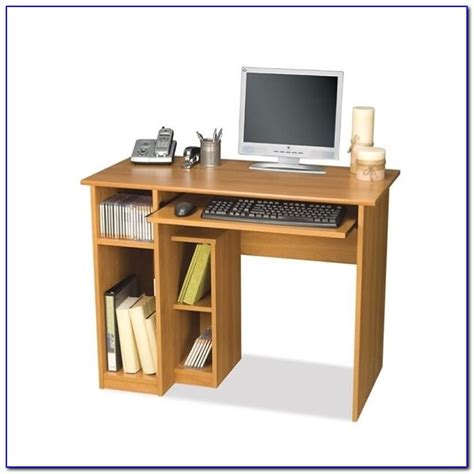 Small Wooden Computer Desks For Small Spaces Desk Home Design Ideas