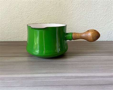 Vintage Dansk Enamelware By Jens Quistgaard Kobenstyle Rare Kelly Green