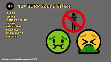 Burp Sound Effect Youtube