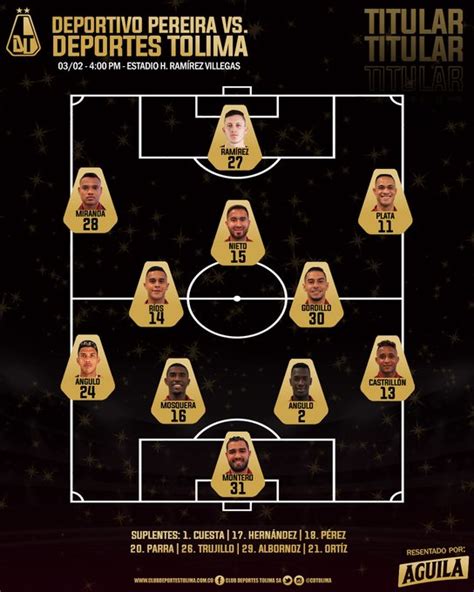 Pereira Tolima alineaciones Capsulas de Carreño