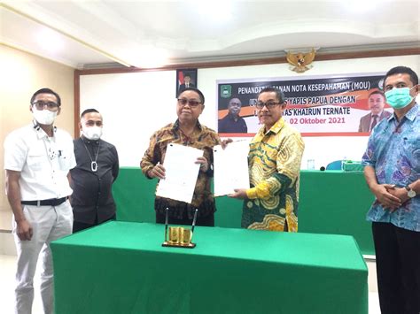 Unkhair Dan Uniyap Jalin Kerjasama Universitas Khairun